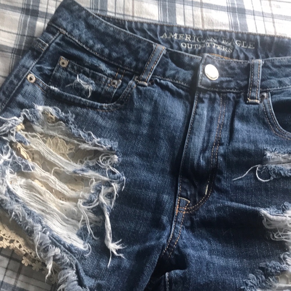 American eagle jean shorts
